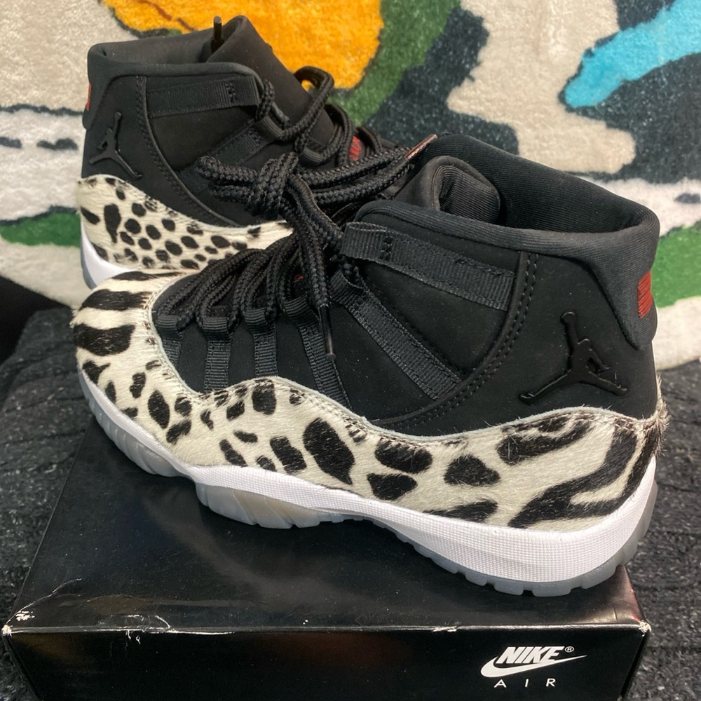 Nike Kids Black and White High-Top Sneakers